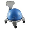 Fabrication Enterprises Fabrication Enterprises 30-1795 38 cm Cando Plastic Mobile Ball Chair with Back & without Arms Ball; Child 30-1795